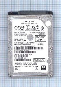 Жесткий диск HGST 2.5" 500GB SATA II