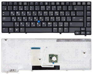 Клавиатура для ноутбука HP Compaq 6910 6910p черная с указателем