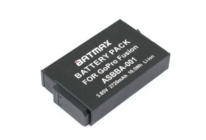 Аккумуляторная батарея для видеокамеры Gopro Fusion (ASBBA-001) 3.8V 2720mAh Li-ion