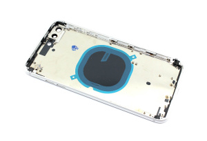 Задняя крышка (корпус) в сборе с рамкой для Apple iPhone 8 Plus, white