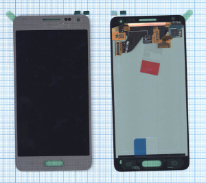 Дисплей для Samsung Galaxy Alpha SM-G850F серебристый