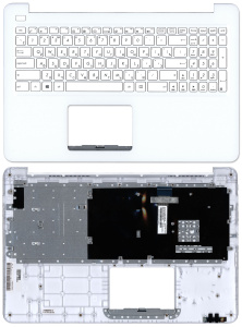 Топкейс для ноутбука Asus E502NA белый