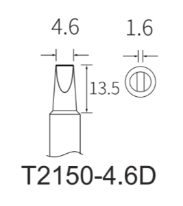 Жало ATTEN T2150-4.6D для паяльника ST-2150/ST-2150D
