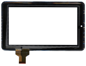 Сенсорное стекло (тачскрин) HLD-GG706S черное