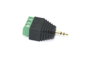 Сборный штекер microJack 2.5 мм 2 канала