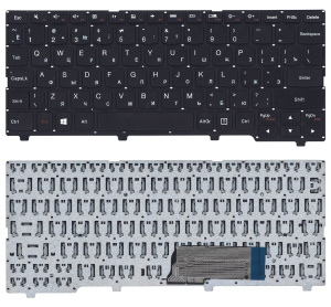 Клавиатура для ноутбука Lenovo IdeaPad 100S-11IBY черная без рамки