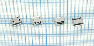 Разъем Micro USB для Samsung I8286, G355 (7 PIN)