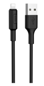 Кабель USB HOCO X25 Soarer USB-Lightning, 2А, 1м, черный