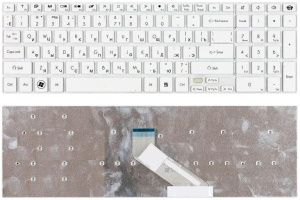 Клавиатура для ноутбука Gateway NV55S NV57H NV75S NV77H TS45 белая