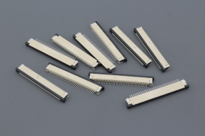 Разъем FPC  Half Coverage Bottom Contact 1.0K-BX-32PWB 32 pin высота 2мм шаг 1мм 10 шт