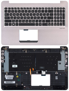 Топкейс для Asus UX510 серебристый