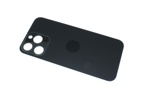 Задняя крышка (стекло) для iPhone 14 Pro Max (A2895) в сборе со стеклом камеры черная