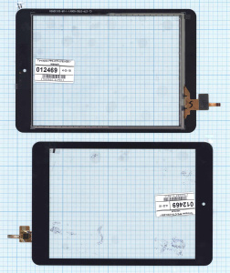 Сенсорное стекло (тачскрин) для Prestigio MultiPad 4 Quantum PMP5785C FPC-CTP-0785-008-1 черное