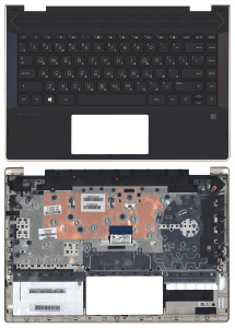 Топкейс для HP Pavilion x360 14-CD 14-DD золото