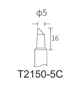 Жало ATTEN T2150-5C для паяльника ST-2150/ST-2150D