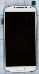 Дисплей для Samsung Galaxy S4 GT-I9500 белый с рамкой