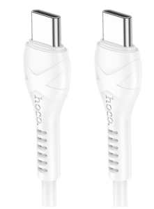 Кабель USB-C HOCO X37 Cool Type-C-Type-C, 3A, 60W, 1м, белый
