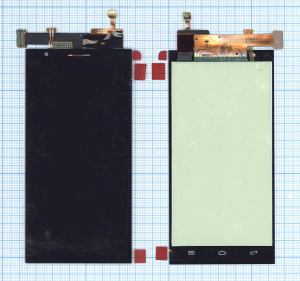 Дисплей для Huawei Ascend P2 черный