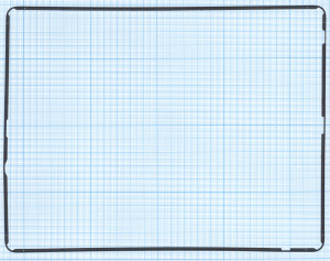 Рамка тачскрина для Apple iPad 3 черная