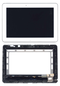 Модуль (матрица + тачскрин) для Asus Transformer Pad TF103CG V1 белый с рамкой