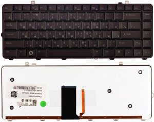 Клавиатура для ноутбука Dell Studio 15 1555 1557 1558 черная с подсветкой