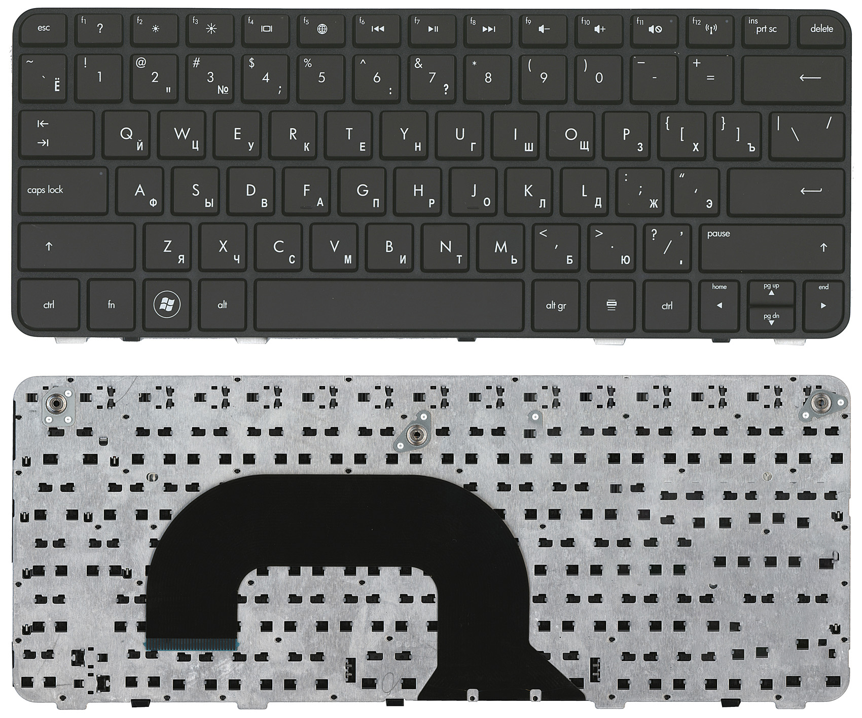 Клавиатура для ноутбука HP Pavilion DM1-3000 DM1-4000 черная с рамкой