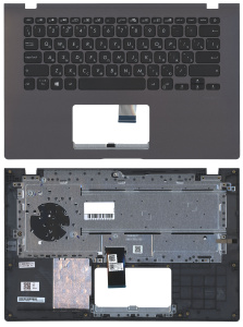 Топкейс для Asus X409JB серый