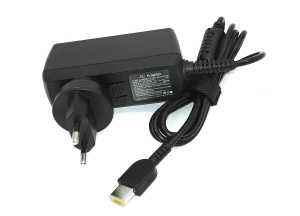 Блок питания (сетевой адаптер) для ноутбуков Lenovo 20V 2.25A rectangle 45W LO45200USBQC