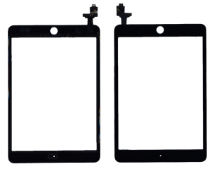 Сенсорное стекло (тачскрин) Ipad mini 3 (retina) + IC (A1599, A1600) черное