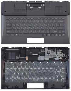 Топкейс для Sony Vaio SVD13 черный с подсветкой