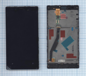 Дисплей для Nokia Lumia 720 черный с рамкой