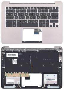 Топкейс для Asus ZenBook UX305UAB серебристый