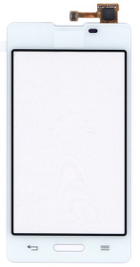 Сенсорное стекло (тачскрин) для LG Optimus L5 II E450 E460 белое