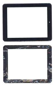 Сенсорное стекло (тачскрин) для Prestigio MultiPad 2 Prime Duo PMP5780D черный с рамкой