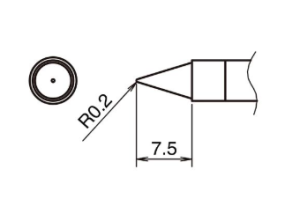 Жало для паяльника Hakko T39-B02