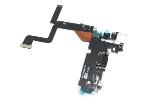 Шлейф с разъемом зарядки и микрофоном для iPhone 14 Pro (A2891), черный