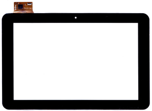 Сенсорное стекло (тачскрин) для DNS AirTab M104g черное