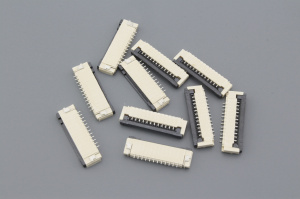 Разъем FPC Flip-Lock 1010-12RLGF 12 pin высота 1мм шаг 1мм 10 шт