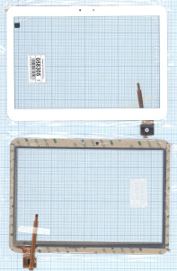 Сенсорное стекло (тачскрин) 04-1010-0351B 10.1" 6 pin (170x240mm)