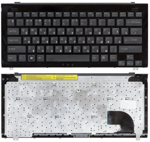 Клавиатура для ноутбука Sony Vaio VGN-TZ черная