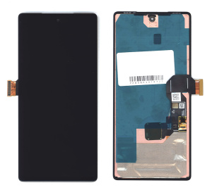 Дисплей (модуль) для Google Pixel 6A в сборе с тачскрином OLED черный