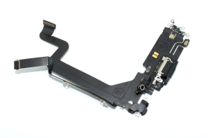 Шлейф с разъемом зарядки и микрофоном для Apple iPhone 14 Pro Max, черный or