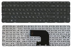 Клавиатура для ноутбука HP Pavilion DV6-7000 черная без рамки