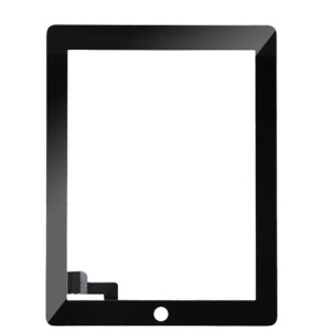 Сенсорное стекло (тачскрин) для iPad 2 (A1395, A1396, A1397) черное