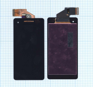 Дисплей для Sony Xperia V LT25i черный