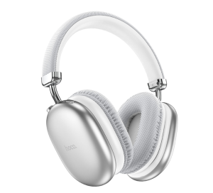 Наушники HOCO W35 Max Joy полноразмерные, беспроводные,  Bluetooth 5.3, серебристый