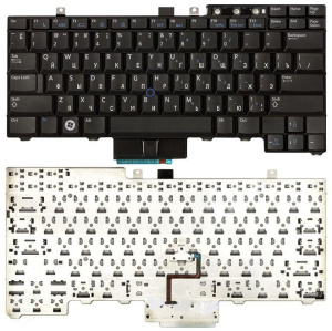 Клавиатура для ноутбука Dell Latitude E5300 E5400 E6400 E6410 черная с указателем