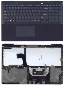 Топкейс для Sony Vaio SVS15 черный с подсветкой