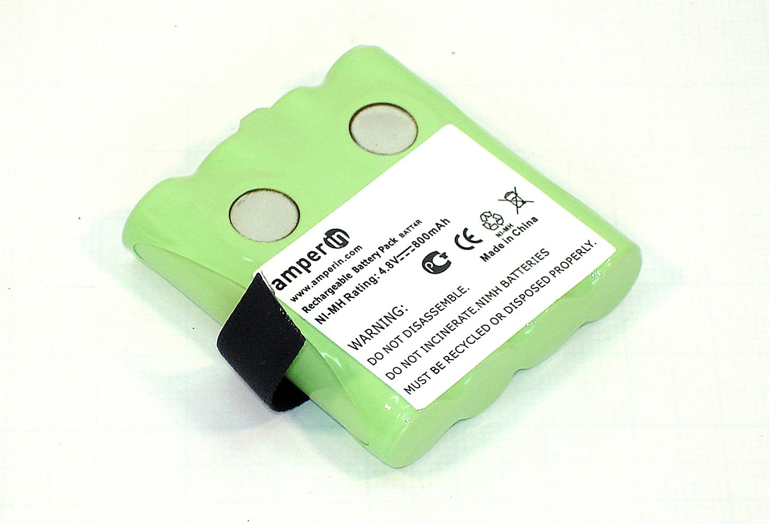 Аккумулятор Amperin для Midland G223, G300 (BATT-4R) 4.8V 800mAh Ni-Mh