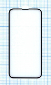 Защитное стекло 5D для Apple iPhone 13 mini черное
